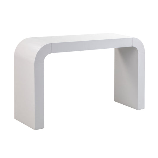 Hump White Console Table by TOV