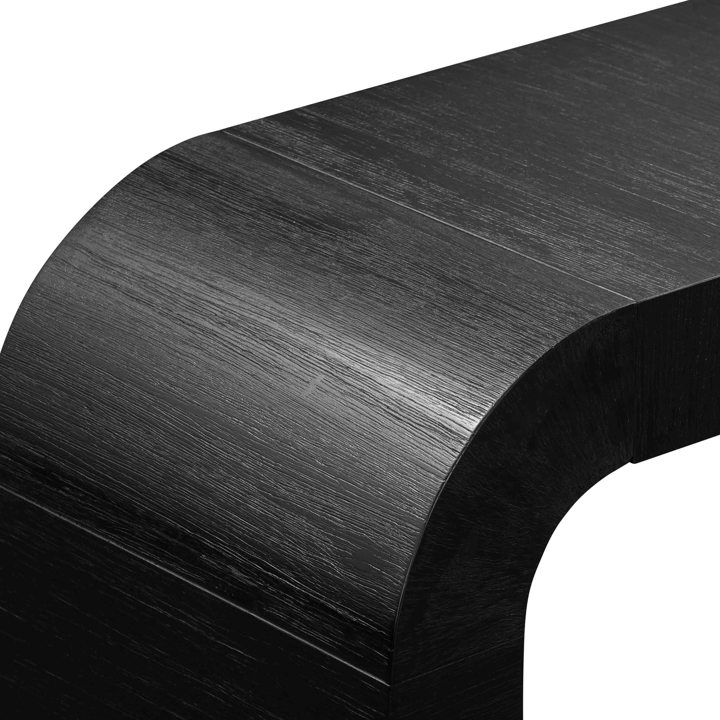 Hump Black Console Table by TOV