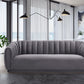 Arno Grey Velvet Sofa by TOV