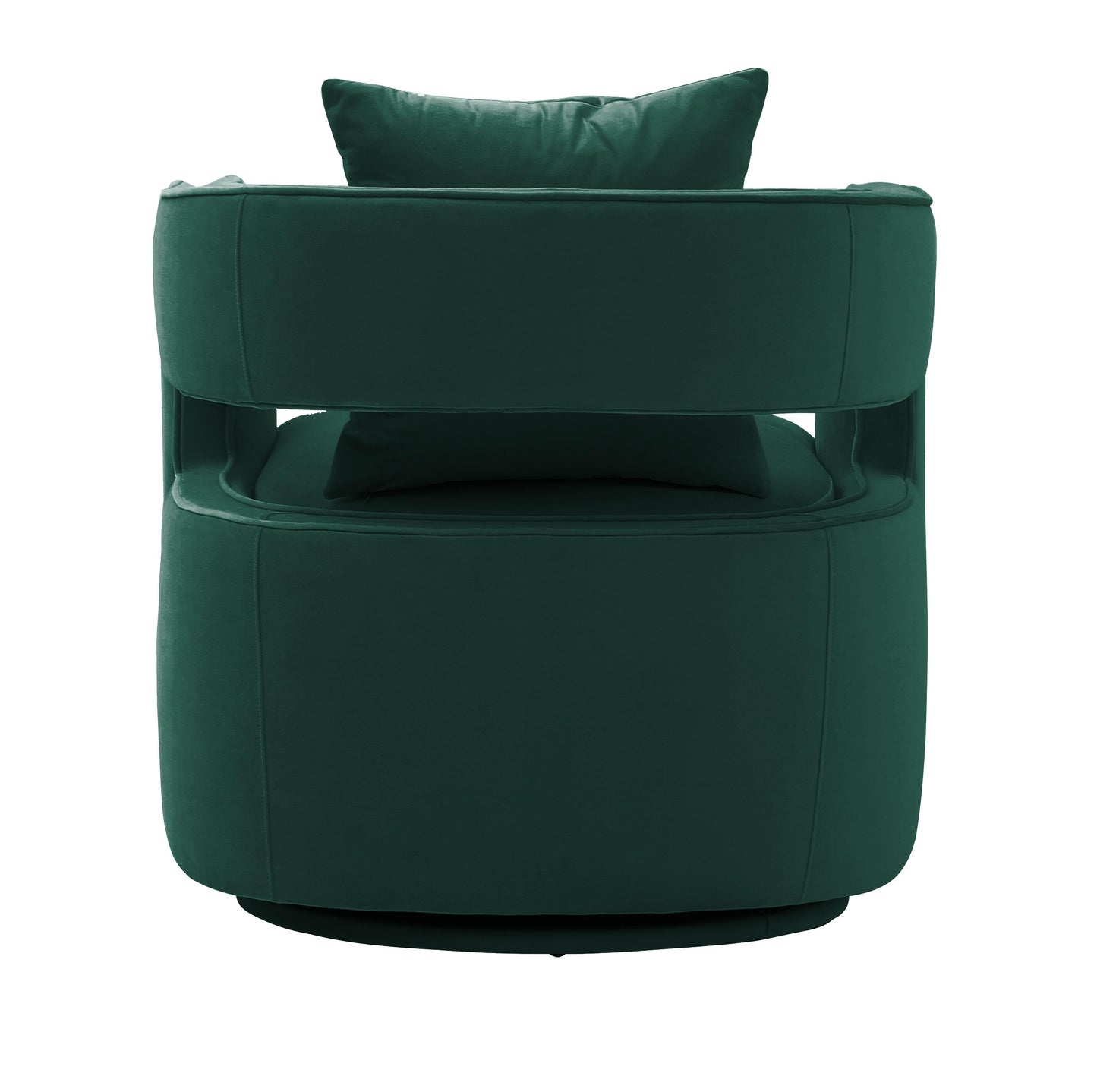 Kennedy Forest Green Swivel Chair by TOV