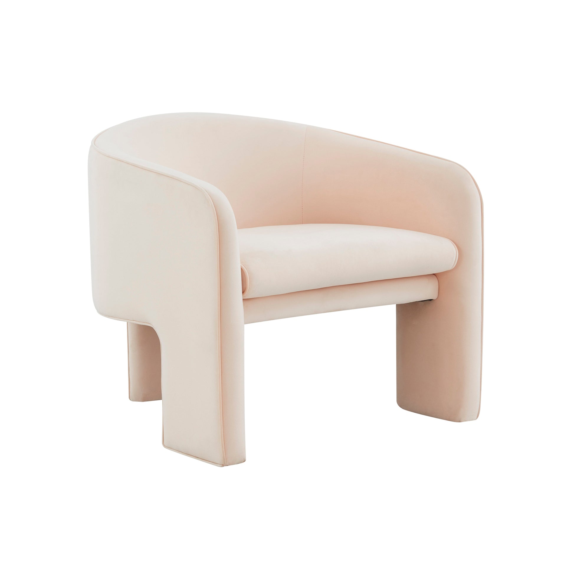 Marla Peche Velvet Accent Chair by TOV