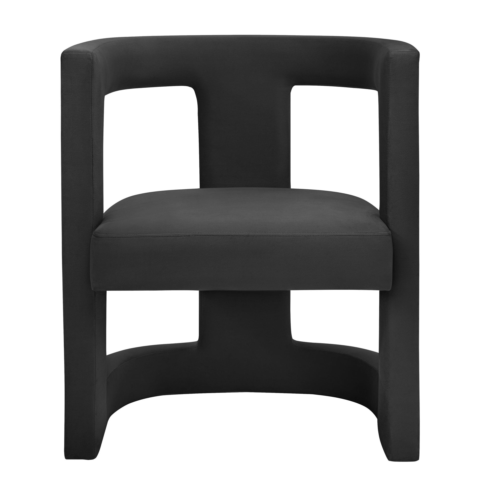 Ada Black Velvet Chair by TOV