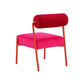 Jolene Hot Pink Velvet Accent Chair by TOV