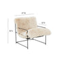 Kimi Natural Genuine Sheepskin Chair by TOV