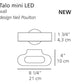 Artemide Talo Mini 8-inch LED Wall Lamp 0615W18A