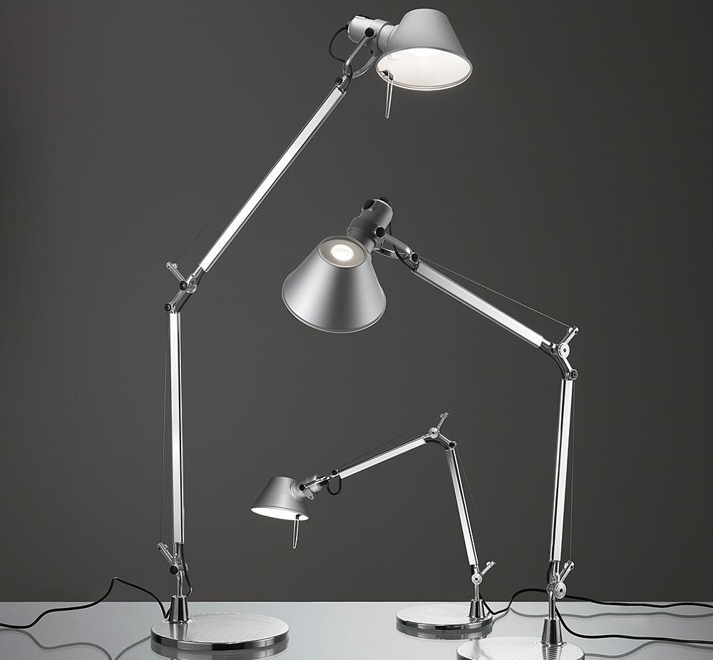 Artemide Tolomeo Mini LED Table Lamp Aluminum