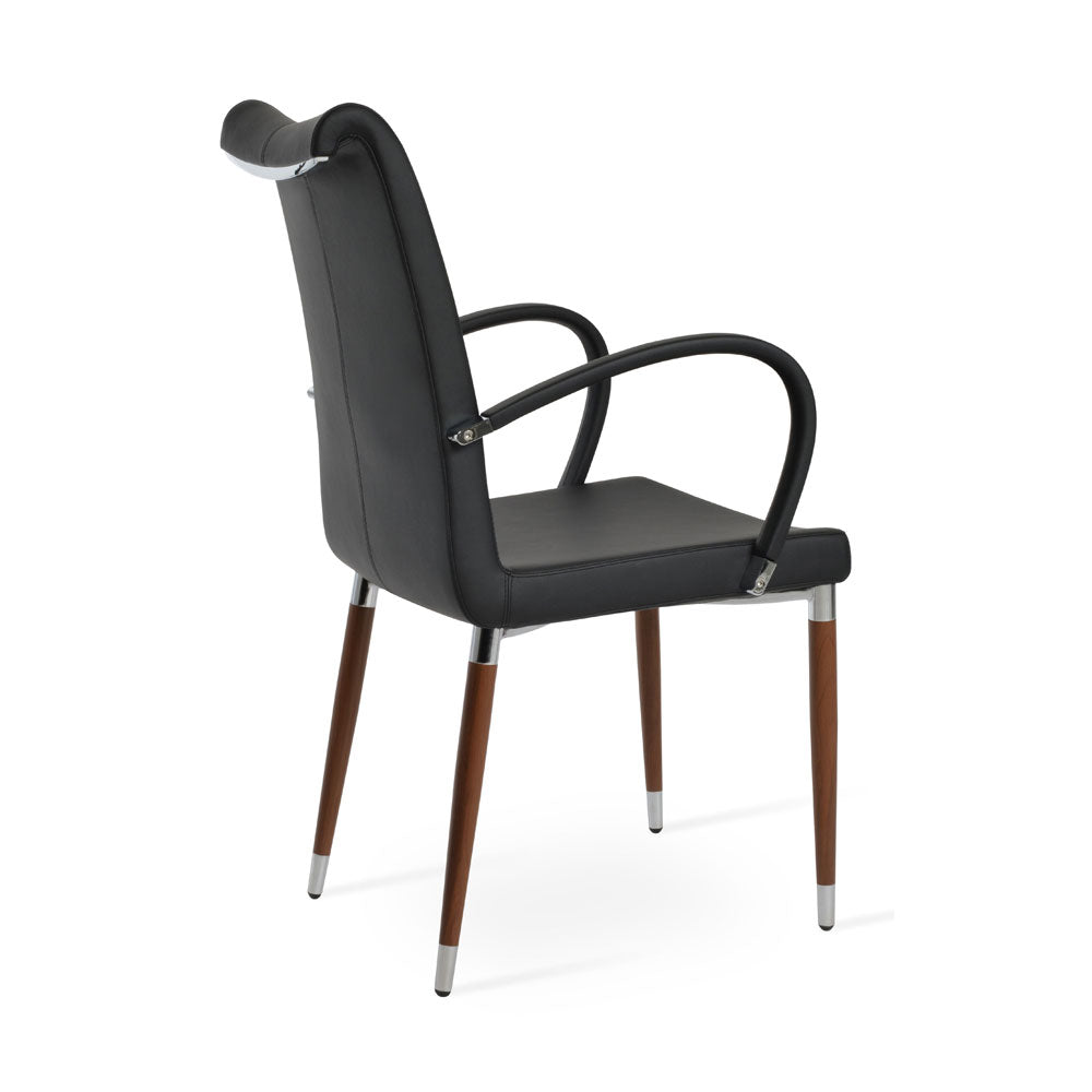 sohoConcept Tulip Ana Wood Arm Chair