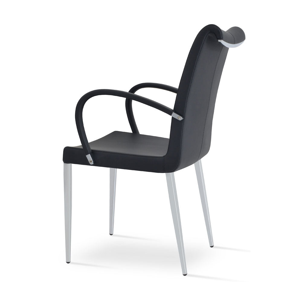 sohoConcept Tulip Metal Arm Chair