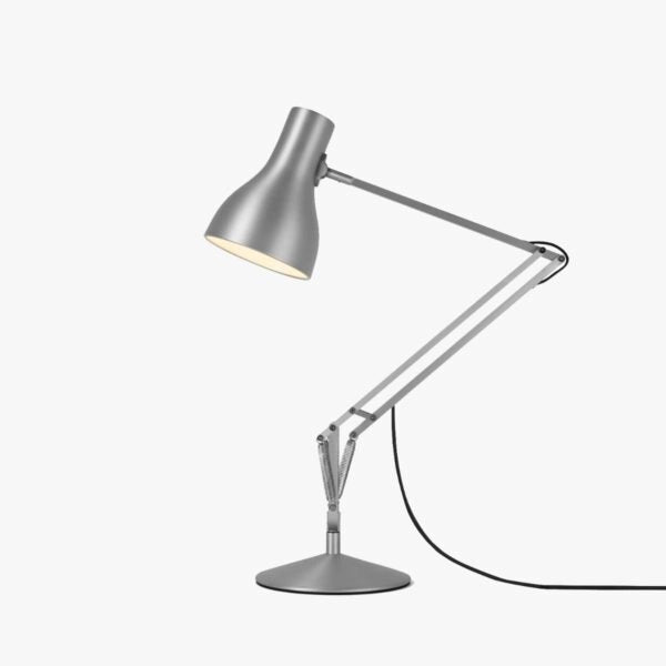 Type 75 Desk Lamp Silver Lustre by Anglepoise