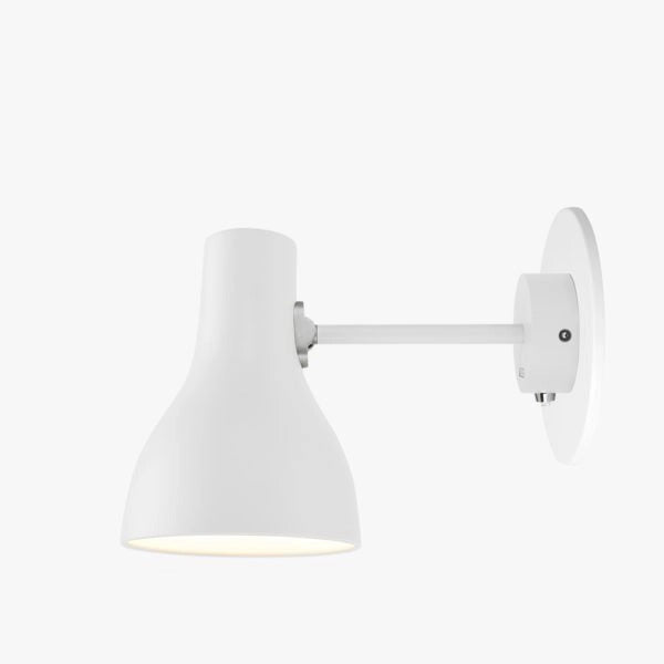 Type 75 Mini Wall Light Alpine White by Anglepoise