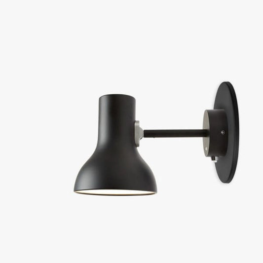 Type 75 Mini Wall Light Jet Black by Anglepoise