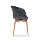 sohoConcept Uni-ka 599 Wood Arm Chair