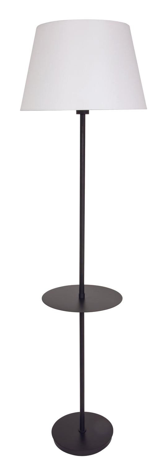 House of Troy Vernon 3-Bulb Floor Lamp Table Black VER502-BLK