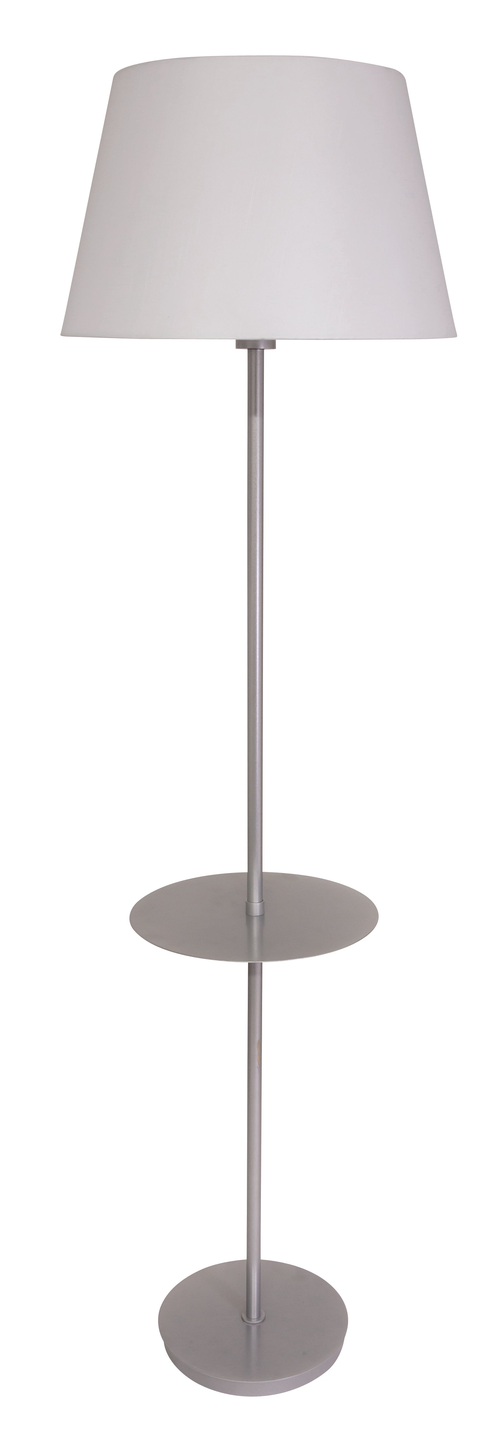 House of Troy Vernon 3-Bulb Floor Lamp Table Platinum Gray VER502-PG