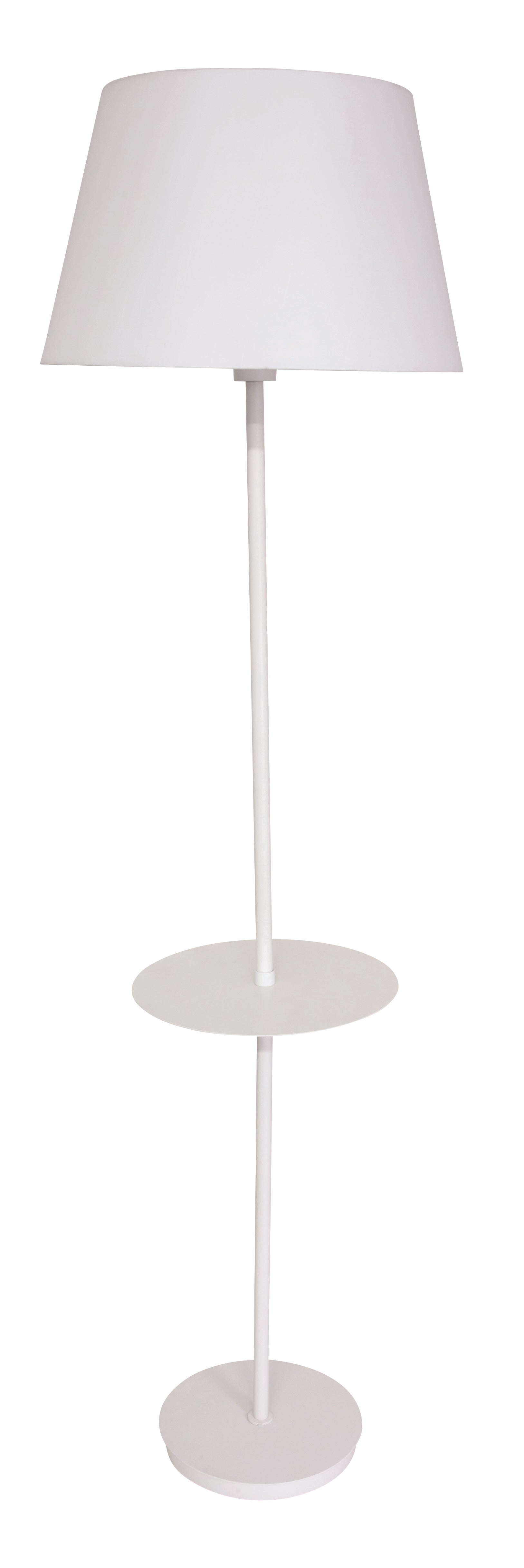 House of Troy Vernon 3-Bulb Floor Lamp Table White VER502-WT