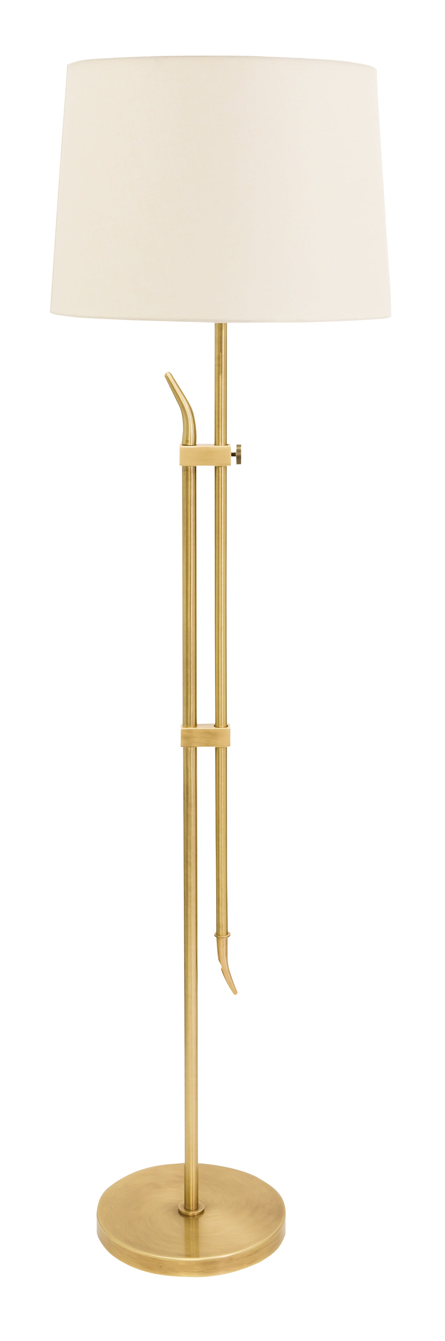 House of Troy 61" Windsor Adjustable Floor Lamp Antique Brass W400-AB