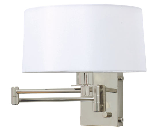 House of Troy Wall Swing Lamp Polished Nickel Full Range Dimmer WS776-PN
