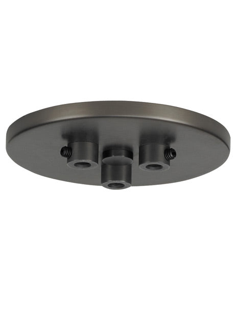 Tech Lighting 3 port Round Line Voltage Mini Canopy by Visual Comfort